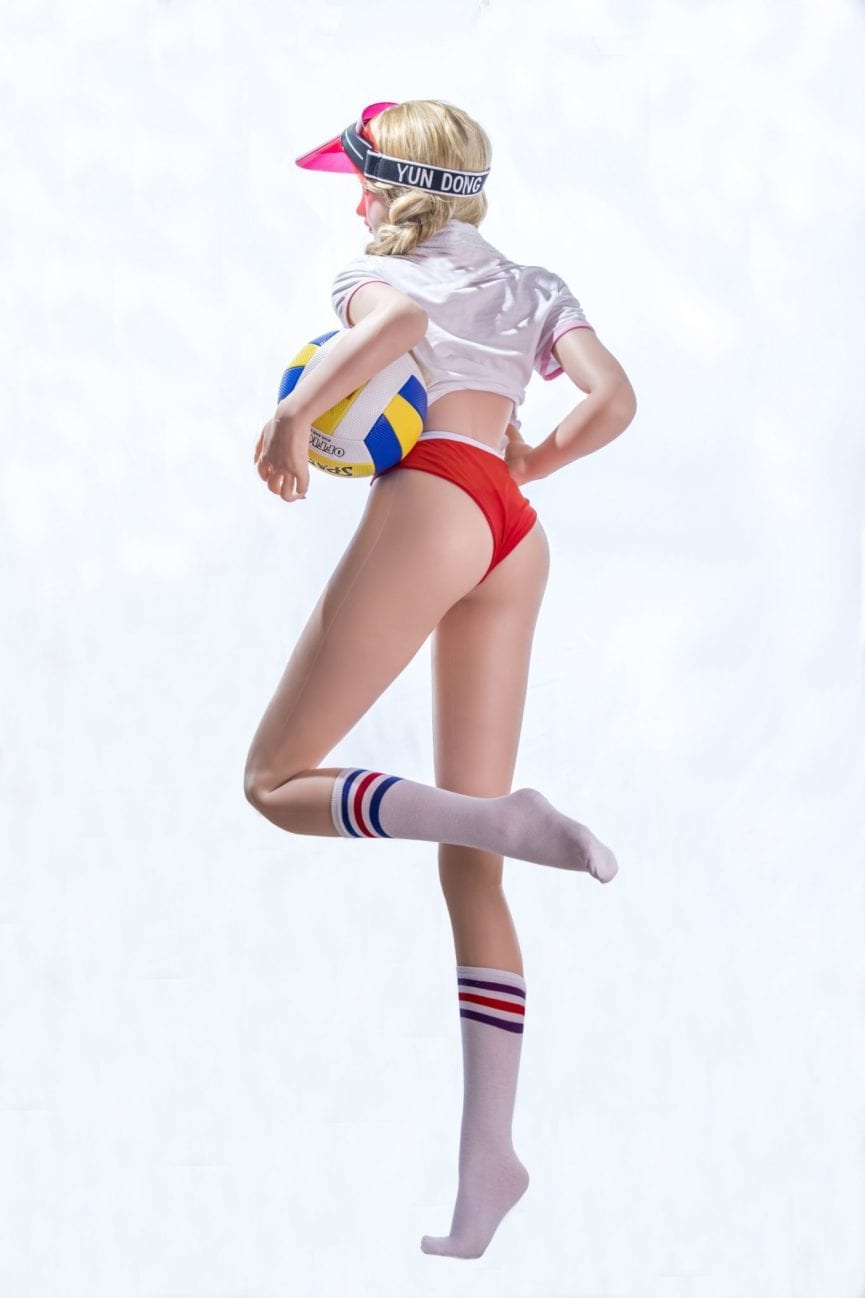 Silicone silly volleyball girl sex doll