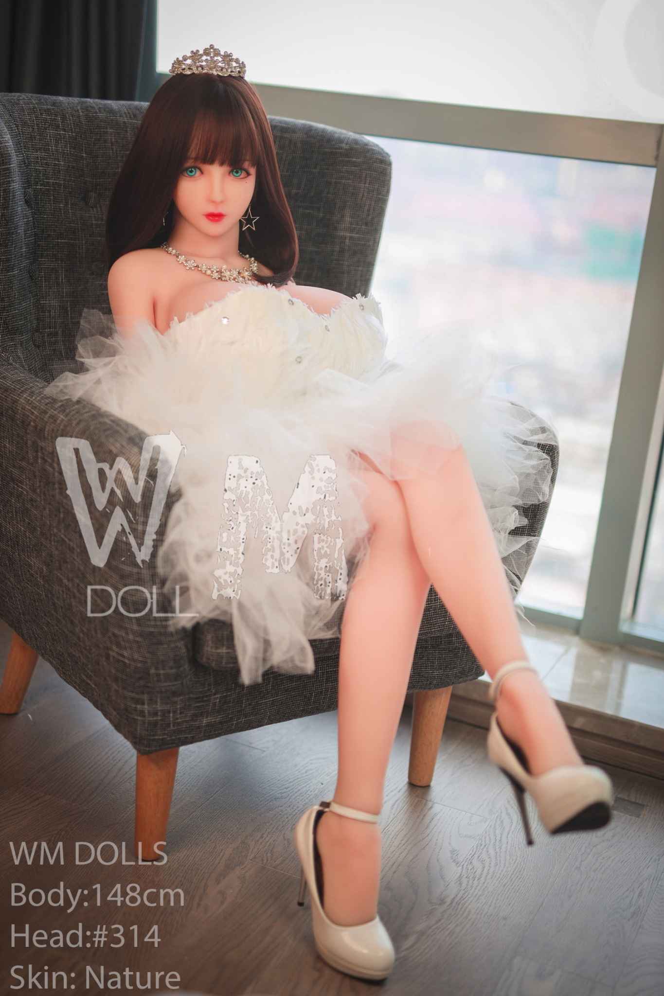 Ellie 148cm (4'10) K-Cup with head #314 WM Dolls