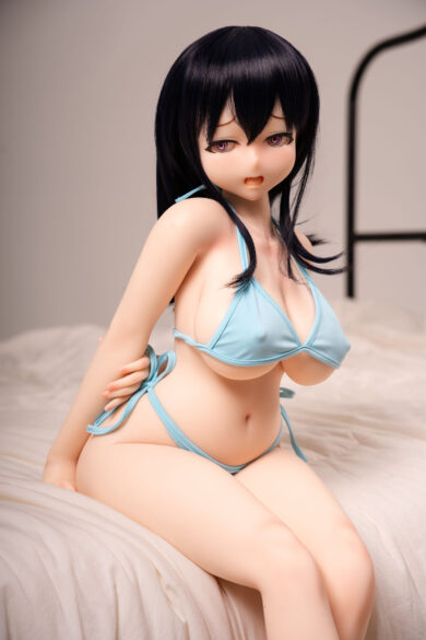 Yui B-2 Silicone irokebijin 95cm Big breasts blue bikini anime black hair