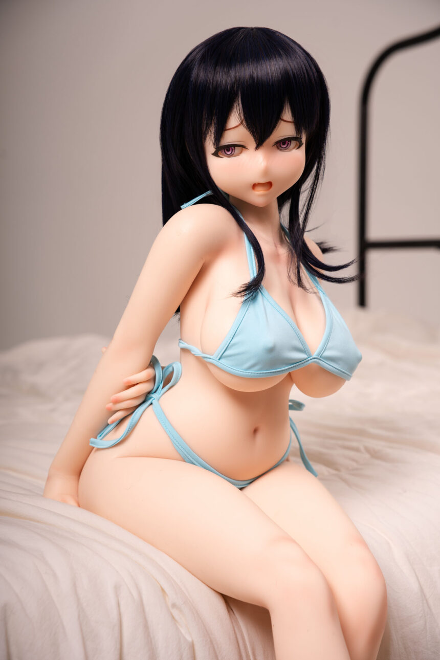 Yui B-2 Silicone irokebijin 95cm Big breasts blue bikini anime black hair
